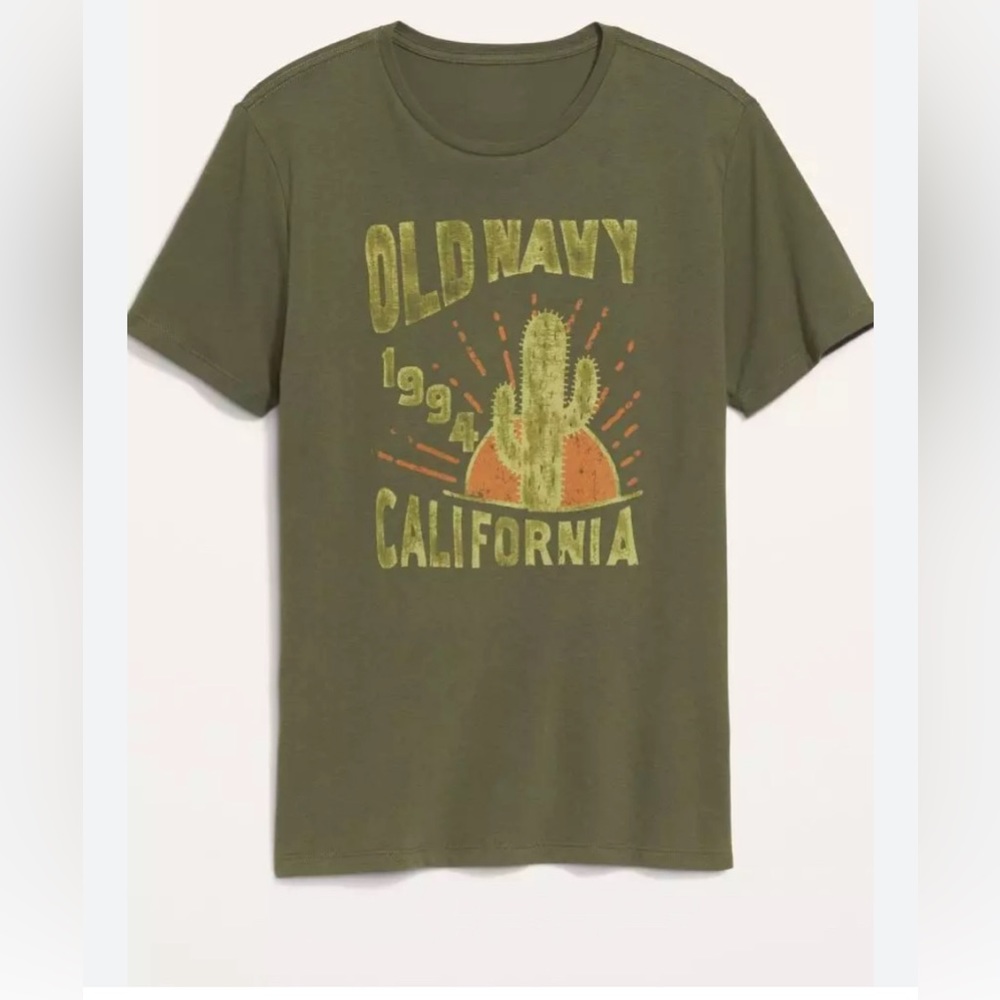 Old navy - Soft-Washed Logo-Graphic T-Shirt